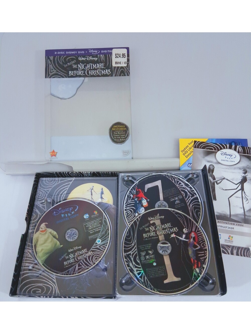 Tim Burton's NIGHTMARE Before CHRISTMAS 3-DISC DVD Collector's Editon 057043